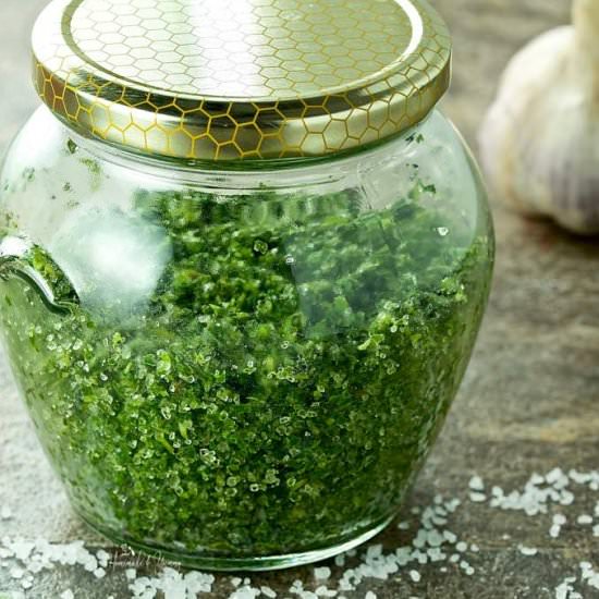 Homemade Fresh Herb Salt - Recipe photo by Homemade and Yummy