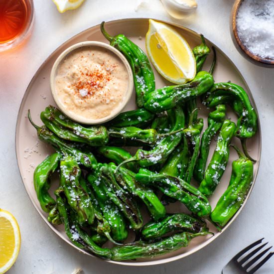 How to Make Shishito Peppers - Recipe photo by nyssas_kitchen