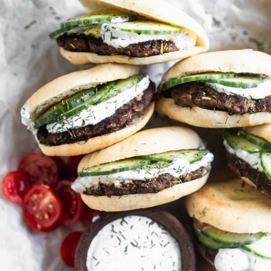 Mini Lamb Burgers - Recipe photo by cookingforkeeps