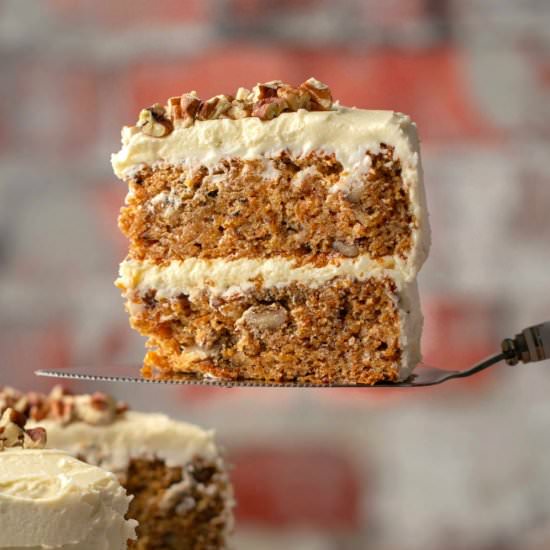 Vegan Gluten Free Carrot Cake - Recipe photo by lovingitvegan