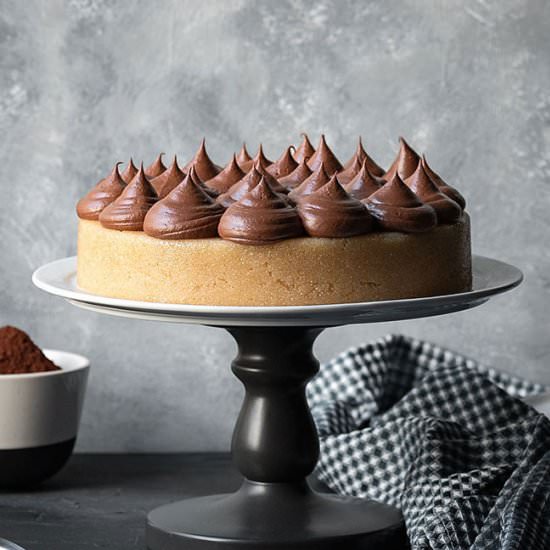 Vegan Greek Halva Cake - Recipe photo by thehungrybites.com