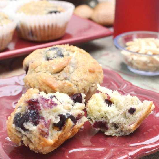 Cherry Almond Muffins - Recipe photo by Share The Recipe