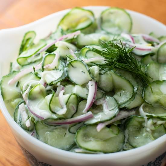 German Cucumber Salad - Recipe photo by casserole crissy