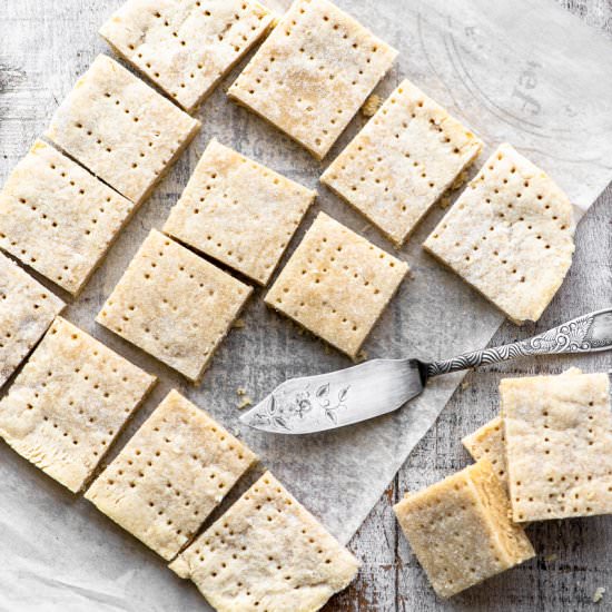 Cornish Clotted Cream Shortbread - Recipe photo by theviewfromgreatisland