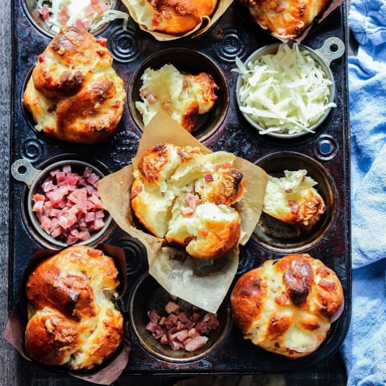 prosciutto & gruyere brioche - Recipe photo by Give it Some Thyme