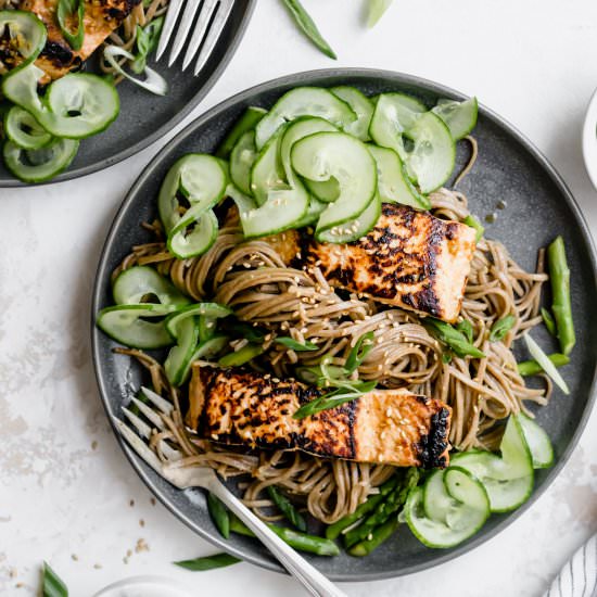 Lemongrass Salmon & Soba Noodles - Recipe photo by wellfedsoul