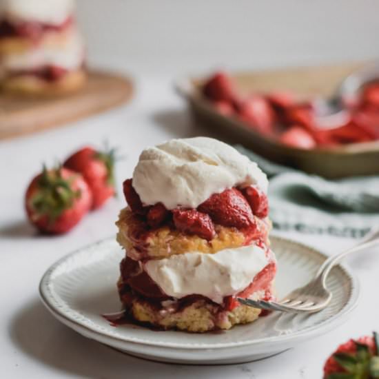 Homemade Strawberry Shortcakes - Recipe photo by bluebowlrecipes