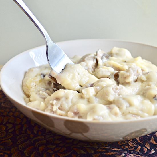 Sweet Potato Gnocchi Mac and Cheese - Recipe photo by jeanieandluluskitchen