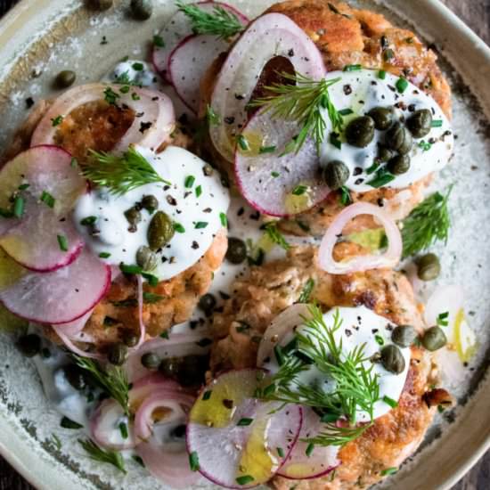 Rye Salmon Cakes - Recipe photo by The Original Dish
