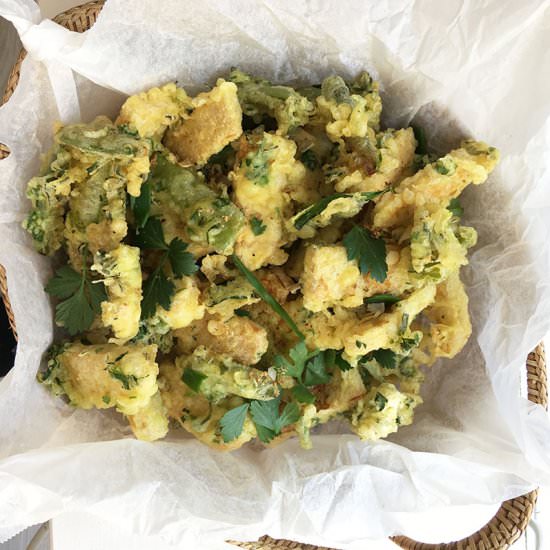 Crispy Tofu with Coriander - Recipe photo by Pisang Susu