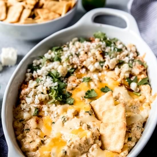 GRILLED MEXICAN STREET CORN DIP - Recipe photo by houseofnasheats