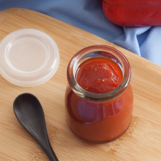 Roasted Pepper Maple Barbecue Sauce - Recipe photo by manusmenu