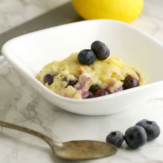 Blueberry Lemon Pudding Cake - Recipe photo by DomesticDreamboat
