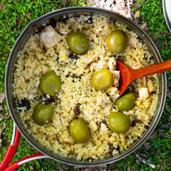 Chicken Marbella – DIY Backpacking - Recipe photo by Jaxx The Bearded Hiker