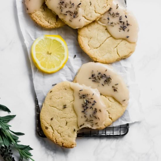 Vegan Lemon Lavender Cookies - Recipe photo by emilieeats