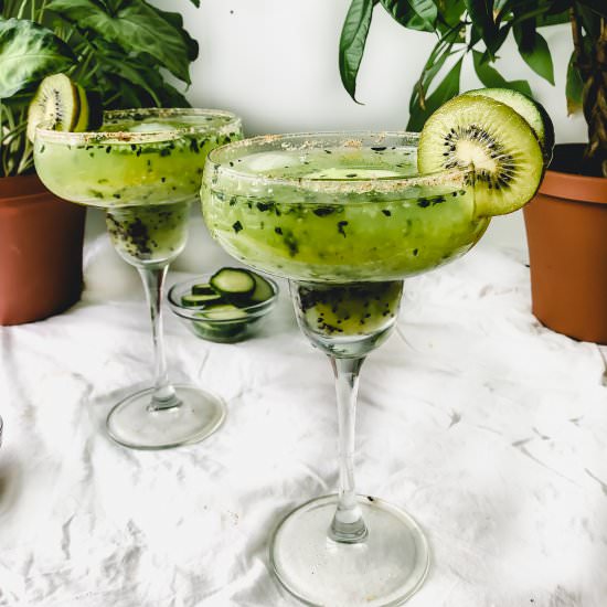 Kiwi Cucumber Margaritas - Recipe photo by Garlic-Head