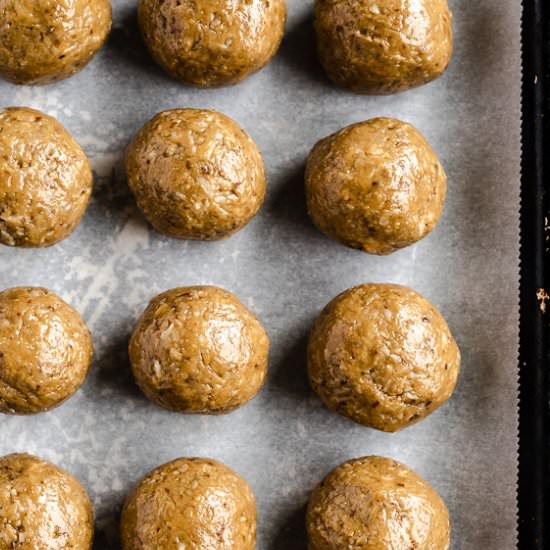 No Bake SunButter Energy Balls - Recipe photo by chelseajoyeats
