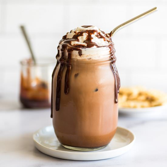 Iced Mocha Recipe - Recipe photo by BakingMischief