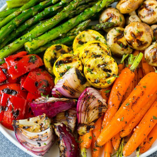 Grilled Vegetables - Recipe photo by dinneratthezoo