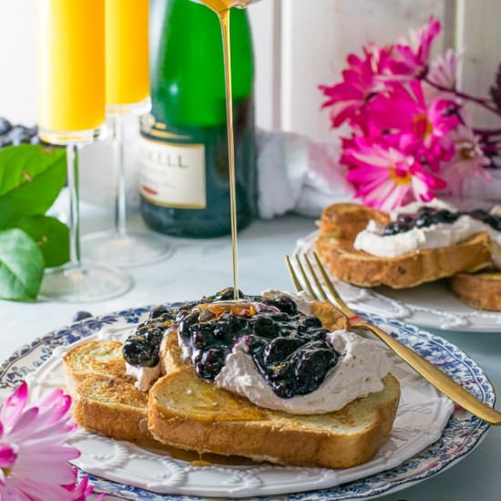 Earl Grey French Toast with Compote - Recipe photo by loveinmyoven