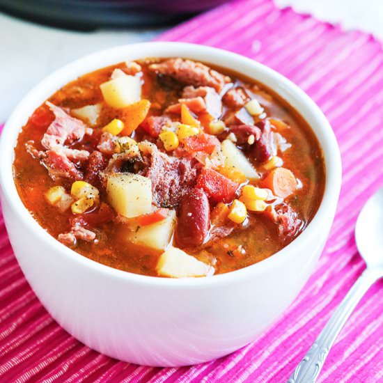 Instant Pot Ham Bone Soup - Recipe photo by pipandebby