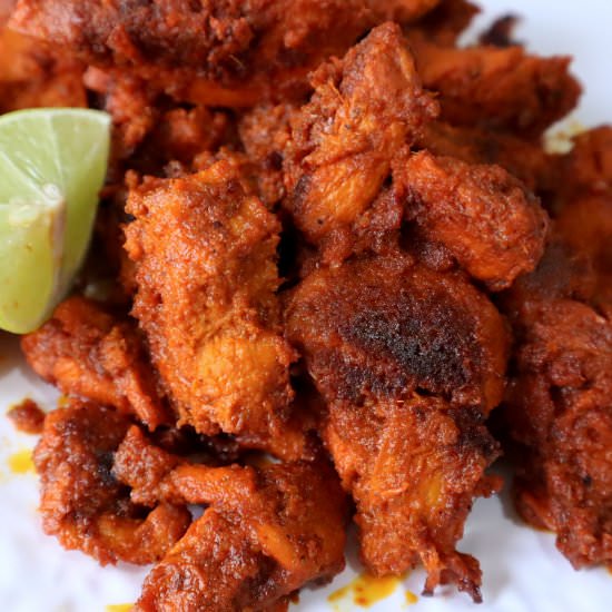 Tandoori Chicken Tikka Without Oven - Recipe photo by Tasted Recipes