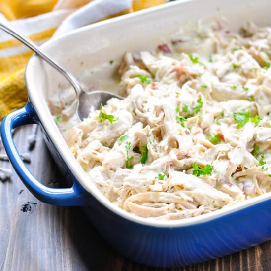 Dump-and-Bake Crack Chicken - Recipe photo by The Seasoned Mom