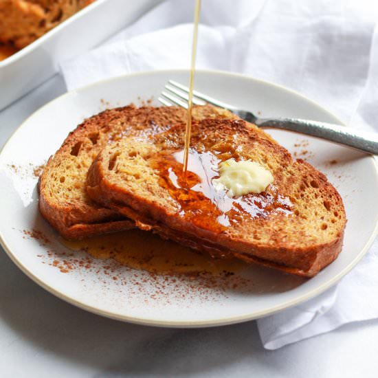 Overnight French Toast Casserole - Recipe photo by thebananadiaries