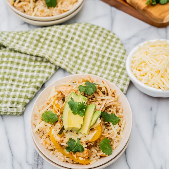 Slow Cooker Chicken Fajita Bowls - Recipe photo by JenElizabethsJournals
