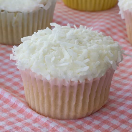 coconut olive oil cupcakes - Recipe photo by mindyscookingobsession
