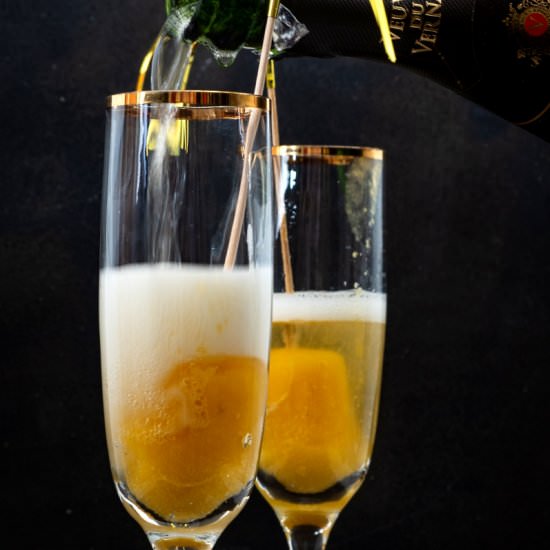 Peach Pop Bellini - Recipe photo by inthekitchnet