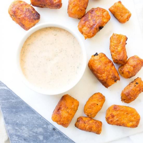 Sweet Potato Tots - Recipe photo by Wicked Spatula