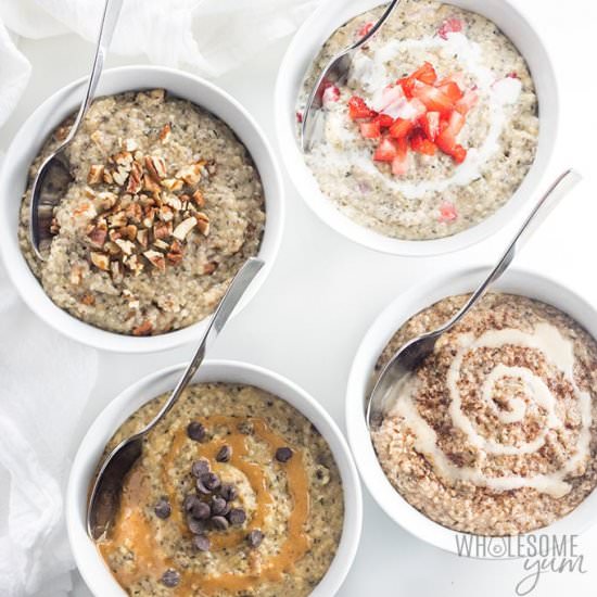 Keto Oatmeal - Recipe photo by wholesomeyum