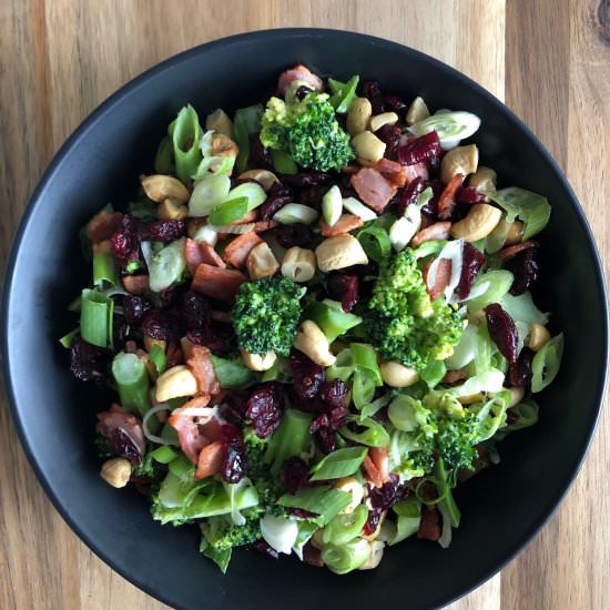 Broccoli, Bacon and Cashew Salad - Recipe photo by itsnotcomplicatedrecipes