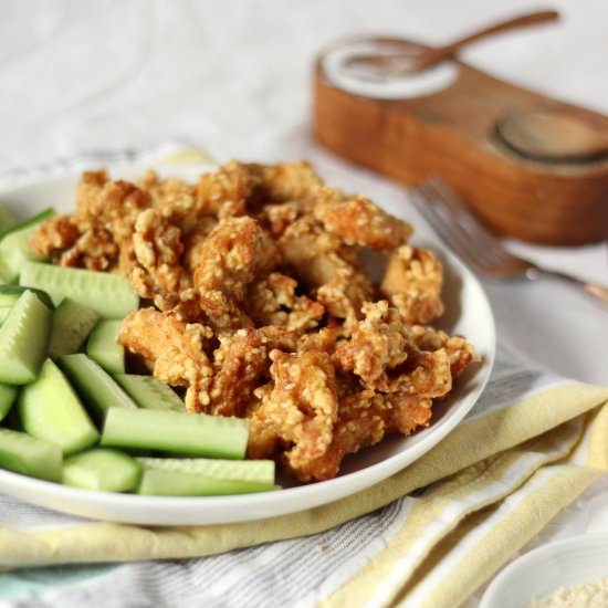 Sesame Fried Chicken - Recipe photo by flourandspice
