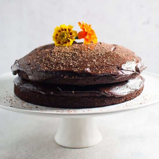 Chocolate Avocado Cake - Recipe photo by MySugarFreeKitchen