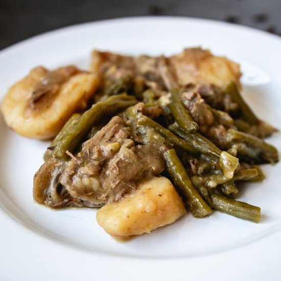 Green Bean Bredie - Recipe photo by darylskitchen