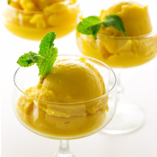 Mango sorbet - Recipe photo by Savorthebest