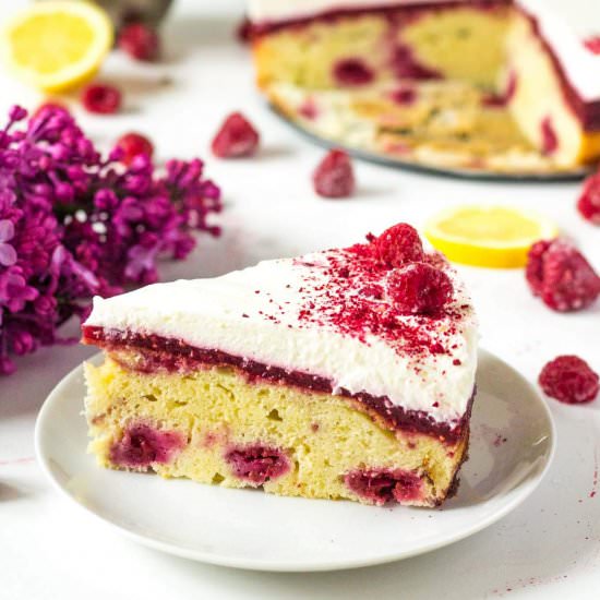 Raspberry Lemon Cake - Recipe photo by Blondie-ish at kitchen
