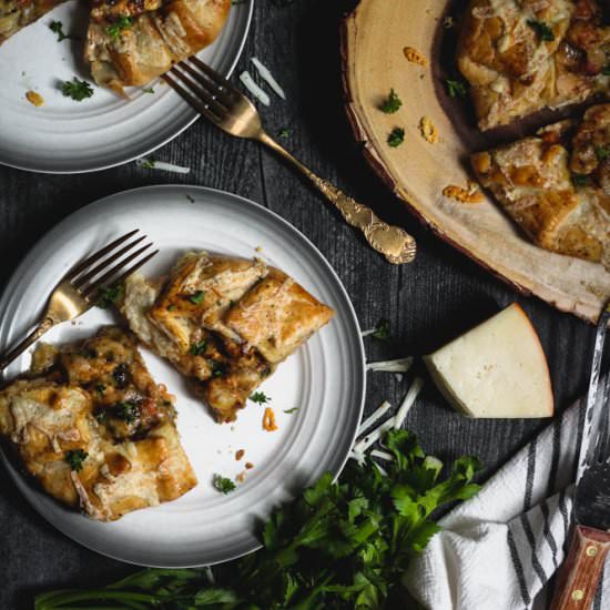 Chicken Potpie Crostata - Recipe photo by CookingandCussing