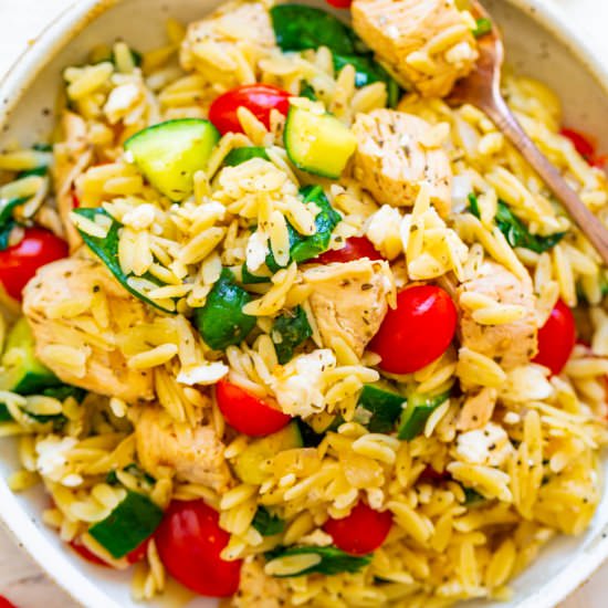Greek Lemon Chicken & Orzo - Recipe photo by Averie