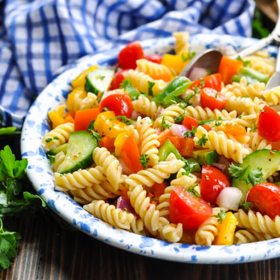 Classic Pasta Salad - Recipe photo by The Seasoned Mom