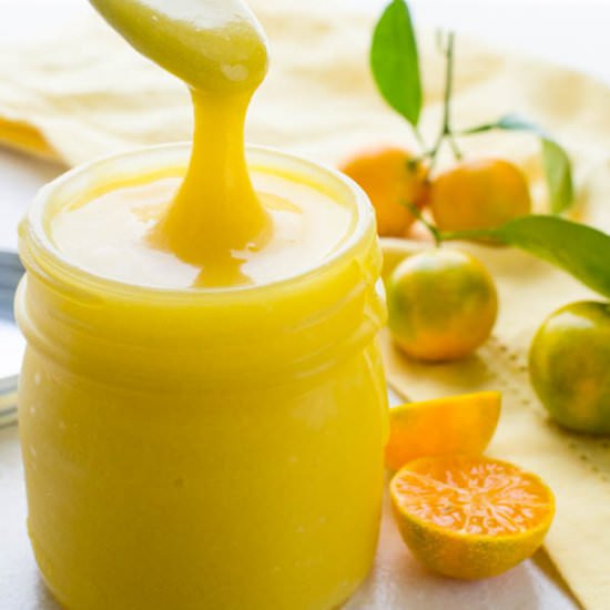 Calamondin Fruit Curd - Recipe photo by garlic and zest