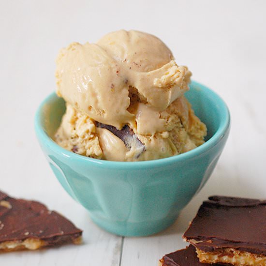 Salted crack caramel ice cream - Recipe photo by evabakes