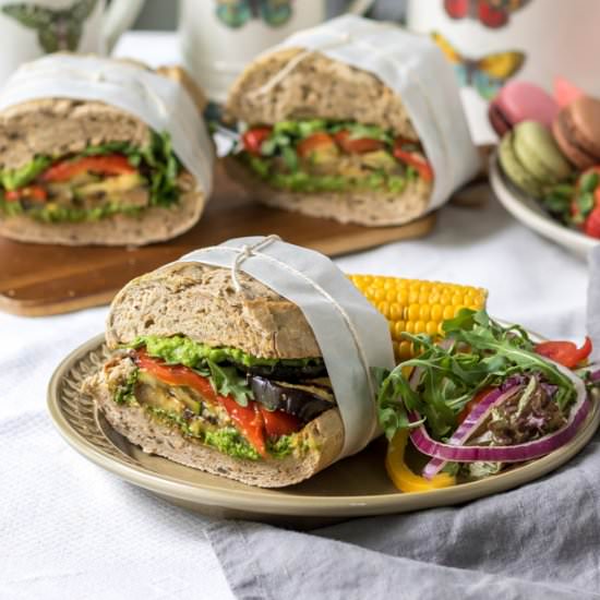 Roasted Vegetable Sandwich - Recipe photo by veggie desserts