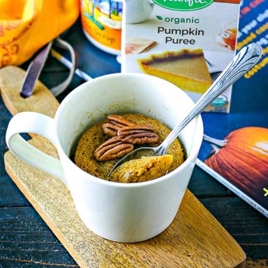 Pumpkin Spice Mug Cake - Recipe photo by EverydayMaven