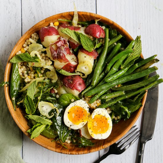 Greens and Grains Bowl - Recipe photo by pageandplate
