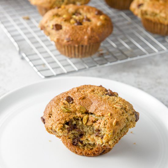 Pistachio Muffins - Recipe photo by Dishesdelish