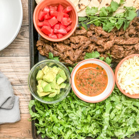 Steak Soft Taco Recipe - Recipe photo by cookingwithbliss