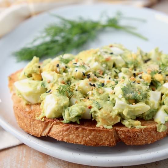 Avocado Egg Salad Toast - Recipe photo by Whitney Bond